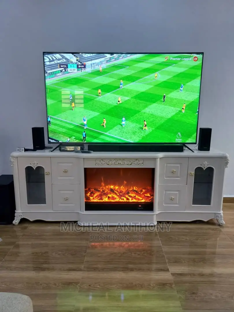 Fire Plates Tv Stand