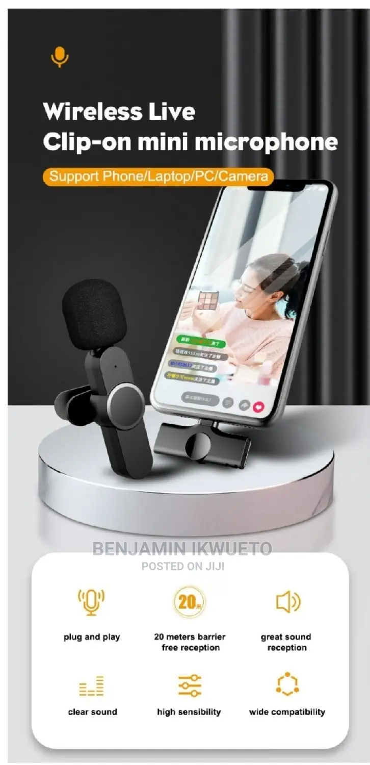 Wireless Mic for iPhone (Double Mic)