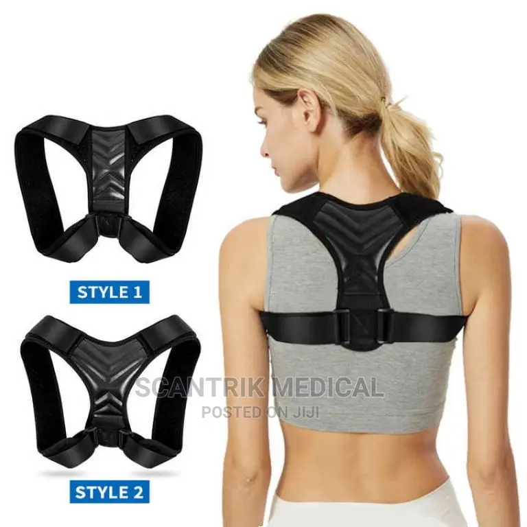 Adjustable Straightener for Mid, Upper Spine Support- Neck