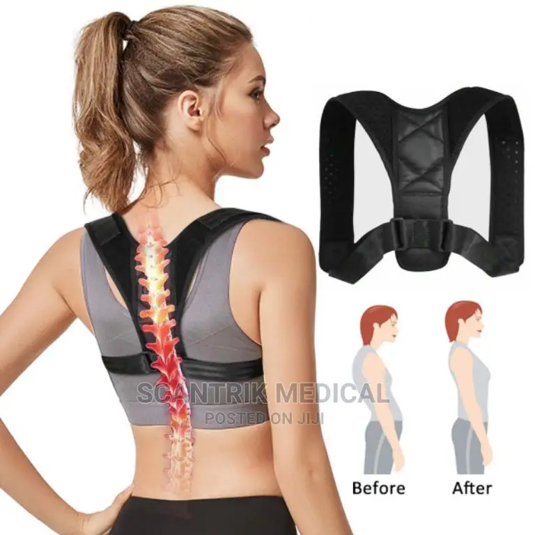 Portable Clavicle Correction Belt With Velcro
