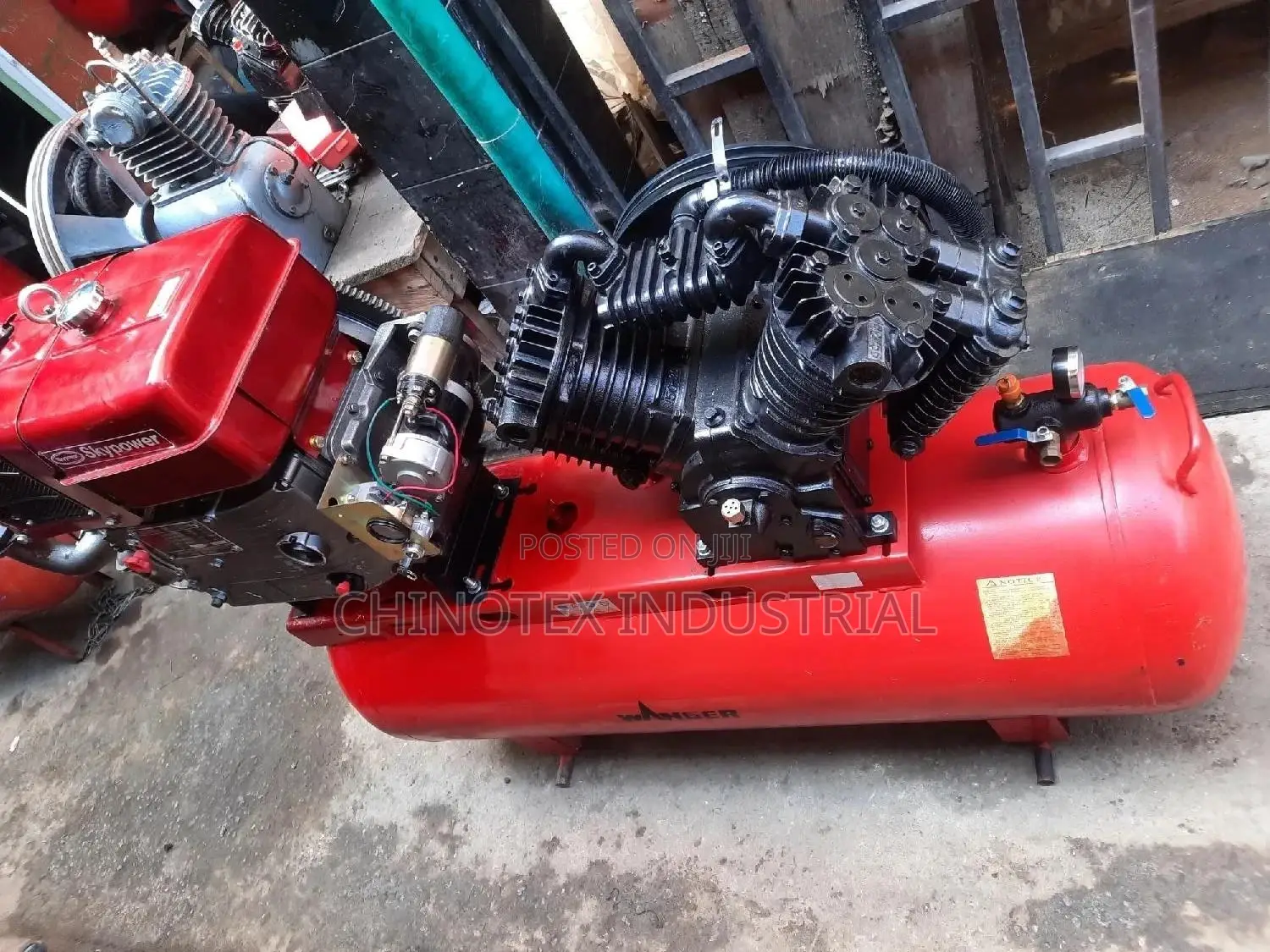 300liters Air Compressor With Diesel Engine 20hp