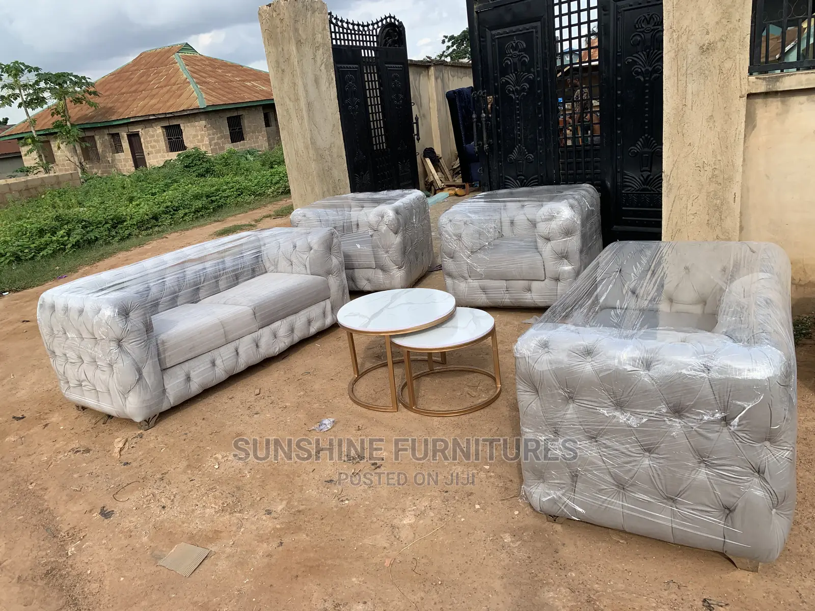 Complete Set of Chesterfield Sofa