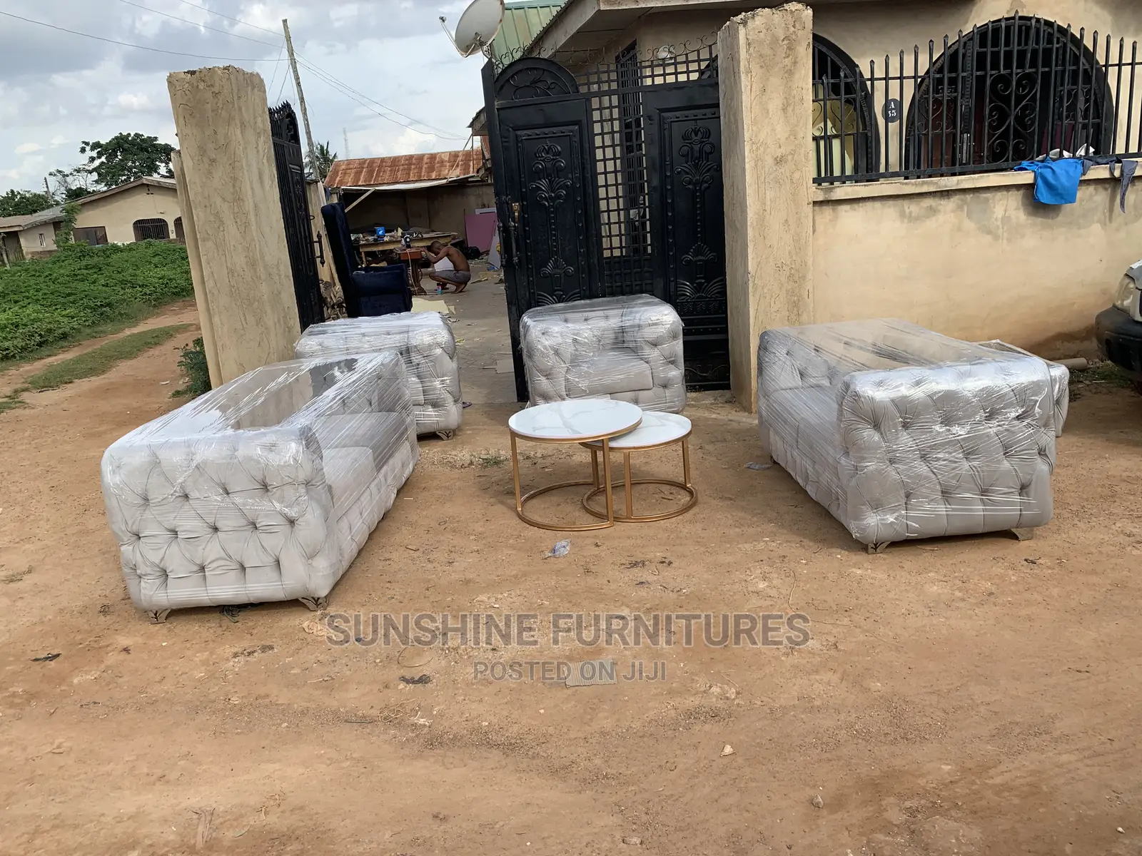 Complete Set of Chesterfield Sofa