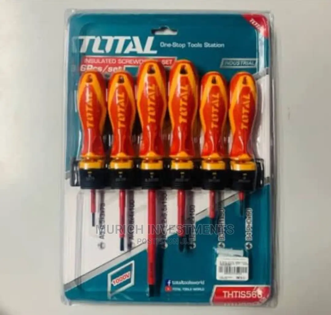 TOTAL 6pcs Insulated Screwdriver Set THTIS566