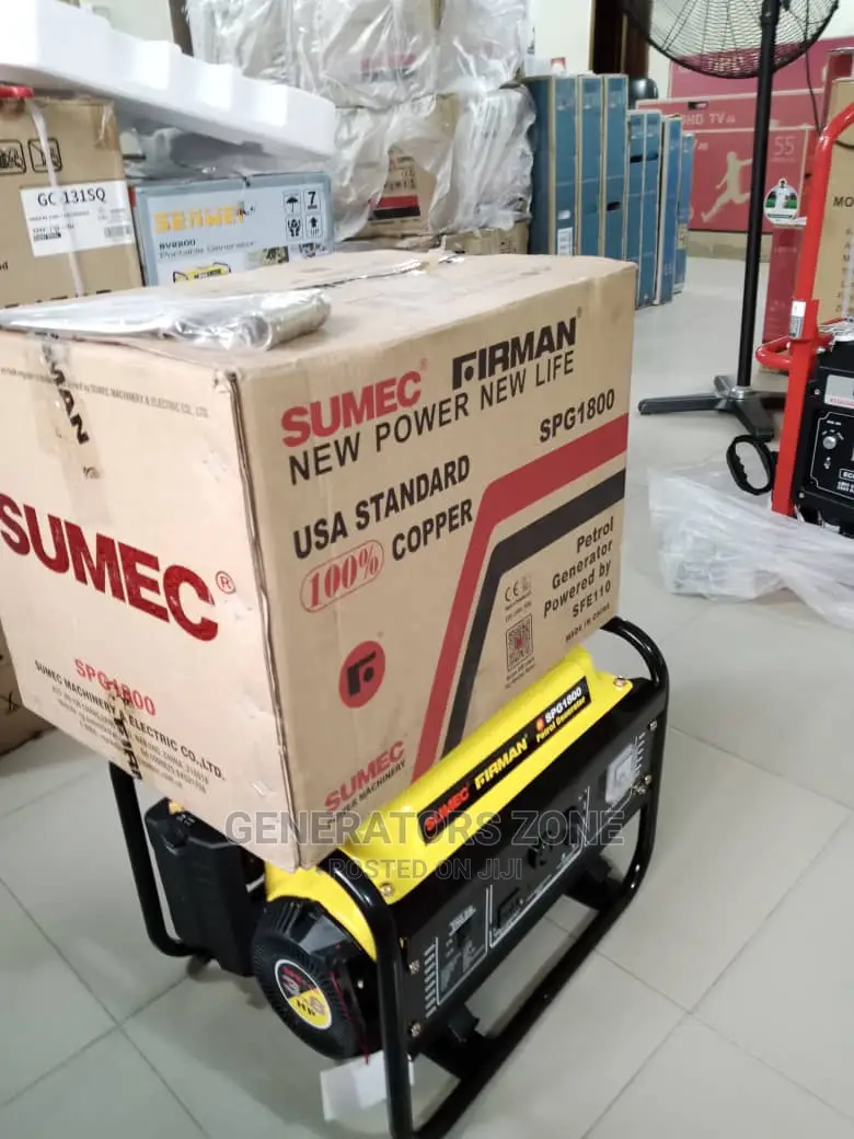 Sumec Firman Manual Generator 1.8kva Spg1800- Less Sound