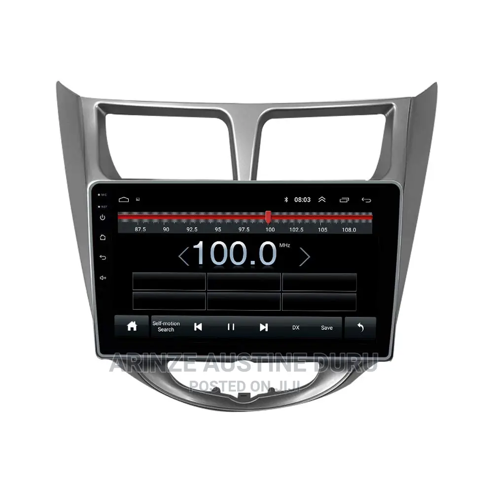 Android Forhyundai Verna/Accent/Solaris 2010-2016 Silver