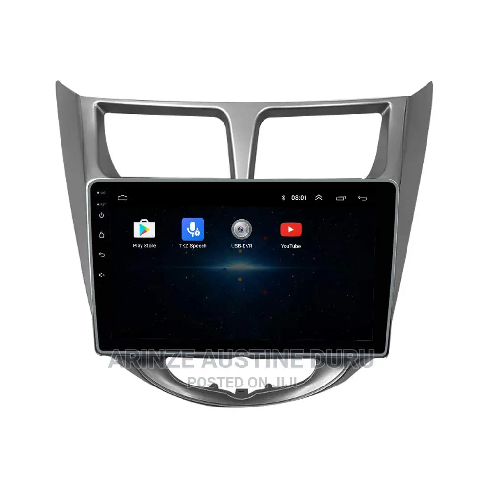 Android Forhyundai Verna/Accent/Solaris 2010-2016 Silver
