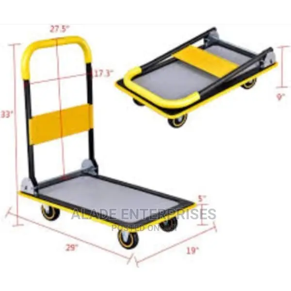 Foldable Metal Platform Trolley 150kg