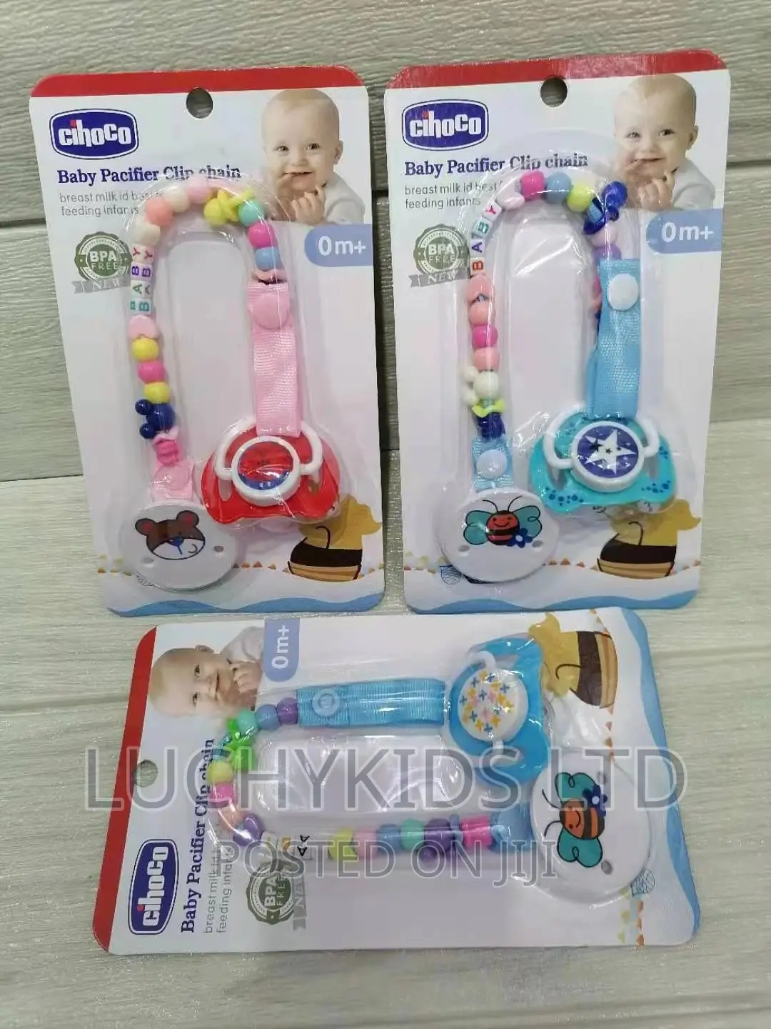 Baby Pacifier Wit Chain