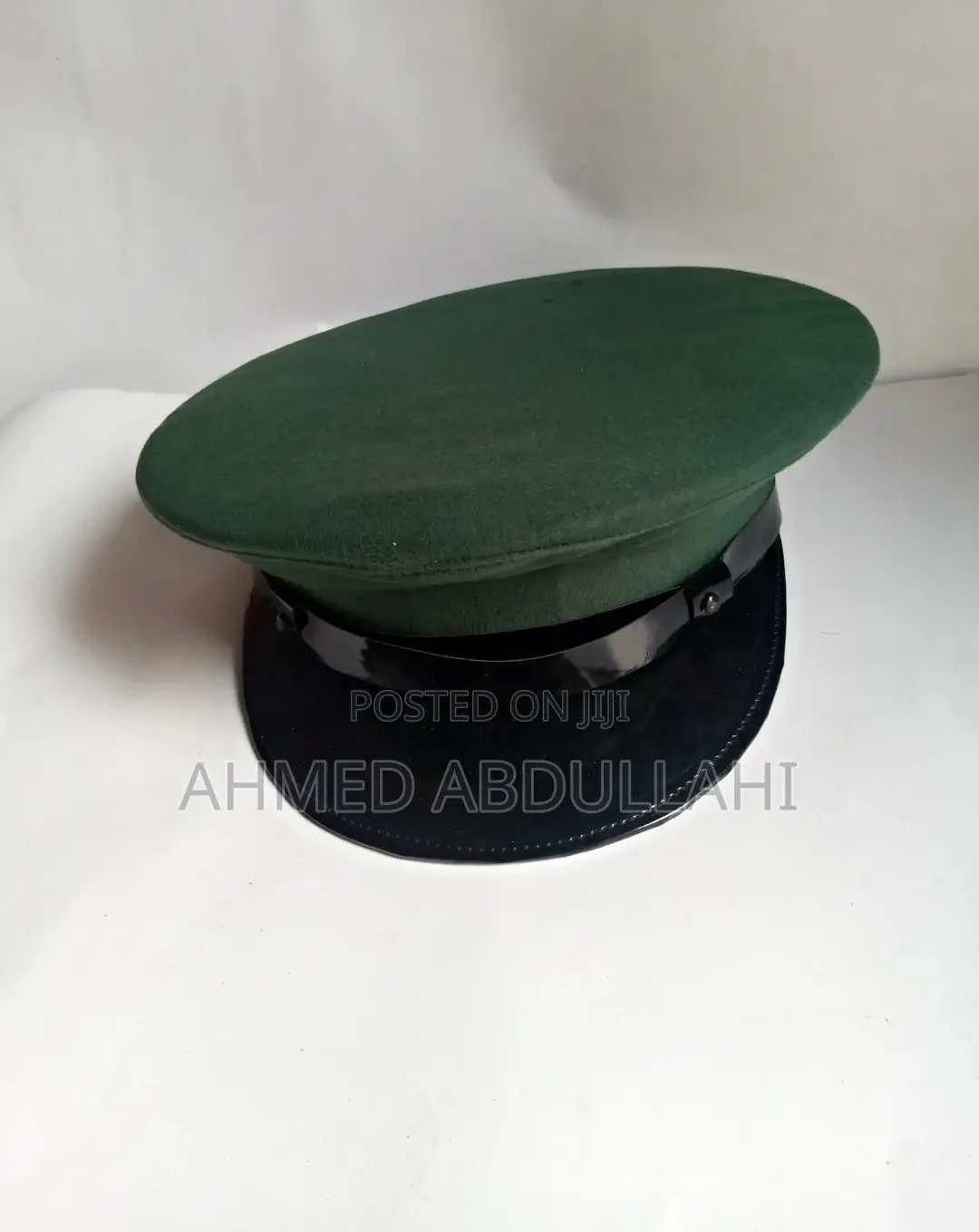 Green Security Cap / Police Cap