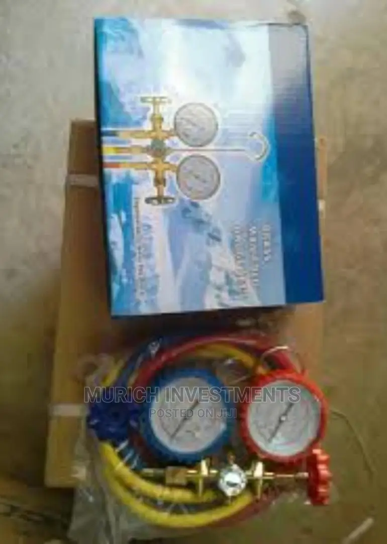Brass and Rubber Manifold Gauge Set, for Gas Pressure
