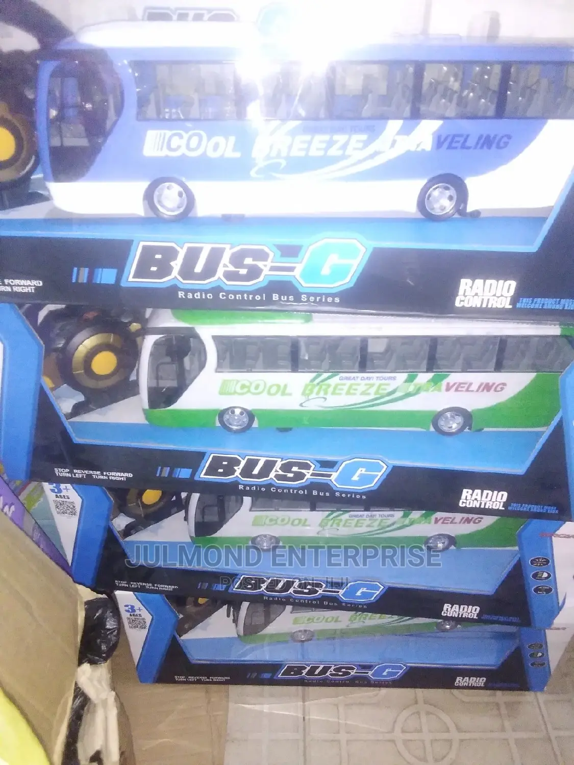 Big City Bus Remote Control Vehicles, 6 Ch 2.4G