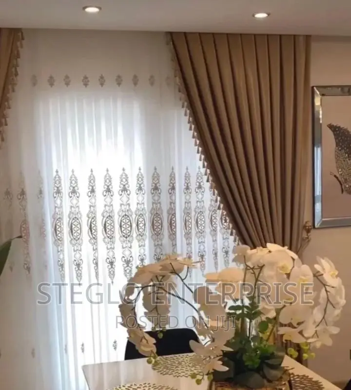 Modern Track Turkish Curtain and Accessories