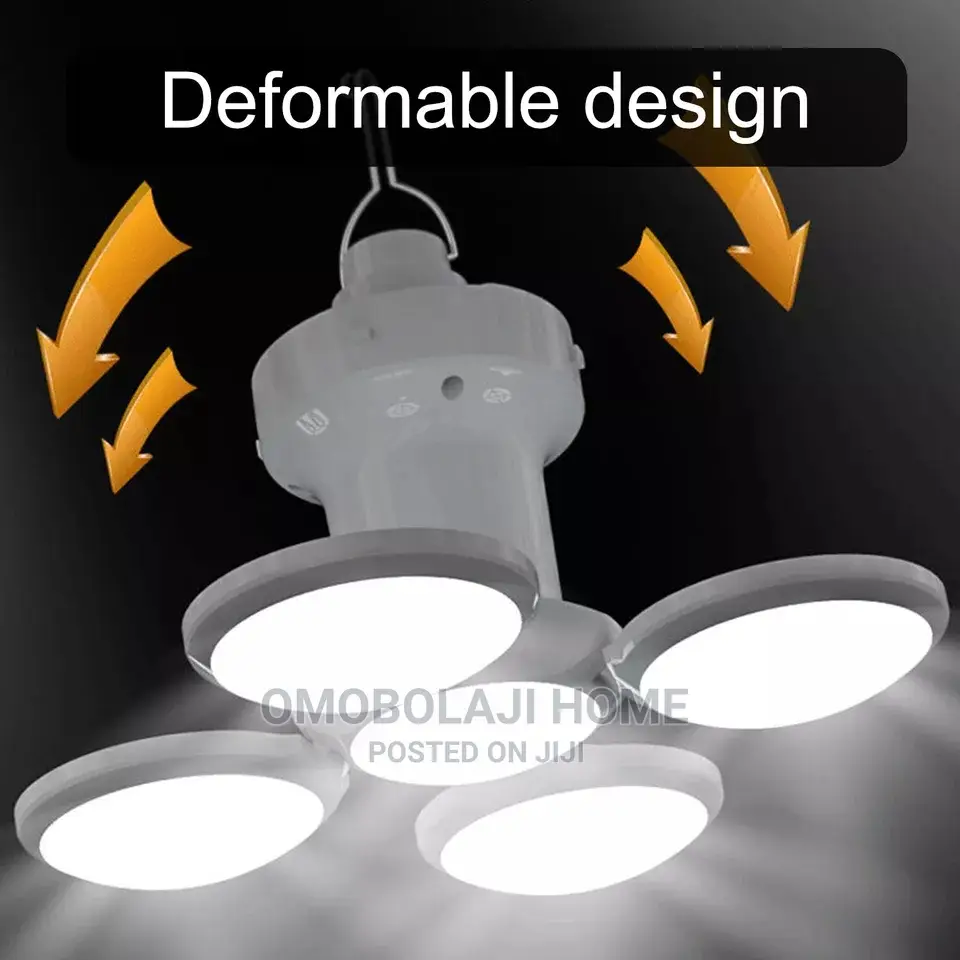 5 in 1 Solar Rechargeable Charging Lamp