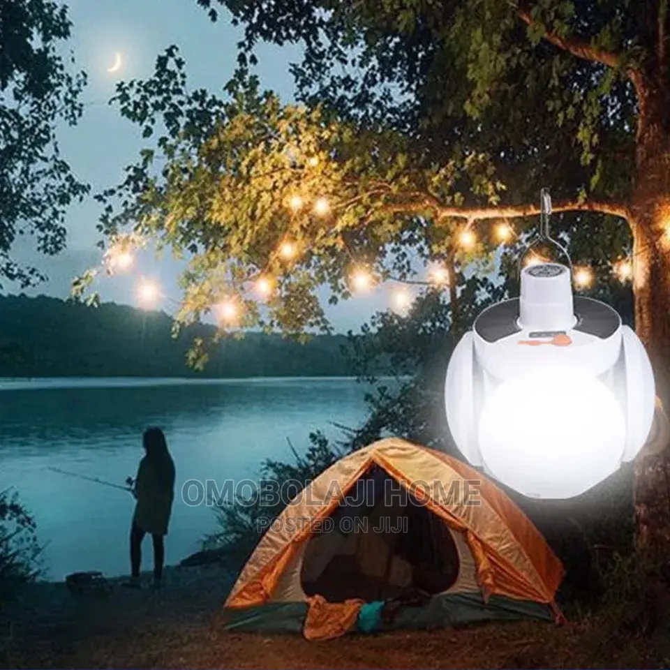 5 in 1 Solar Rechargeable Charging Lamp