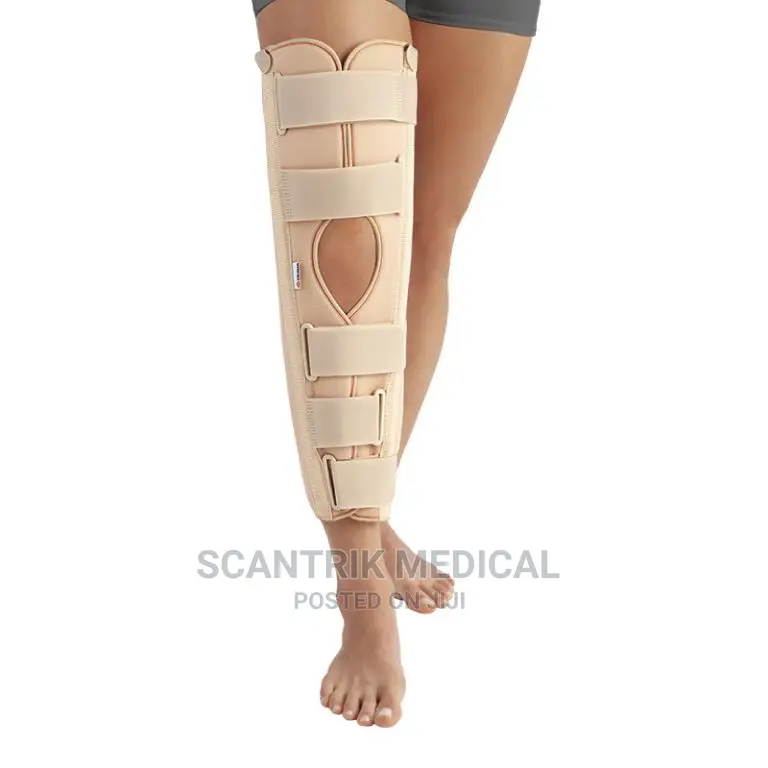 Knee Brace Immobilizes Leg Support Brace