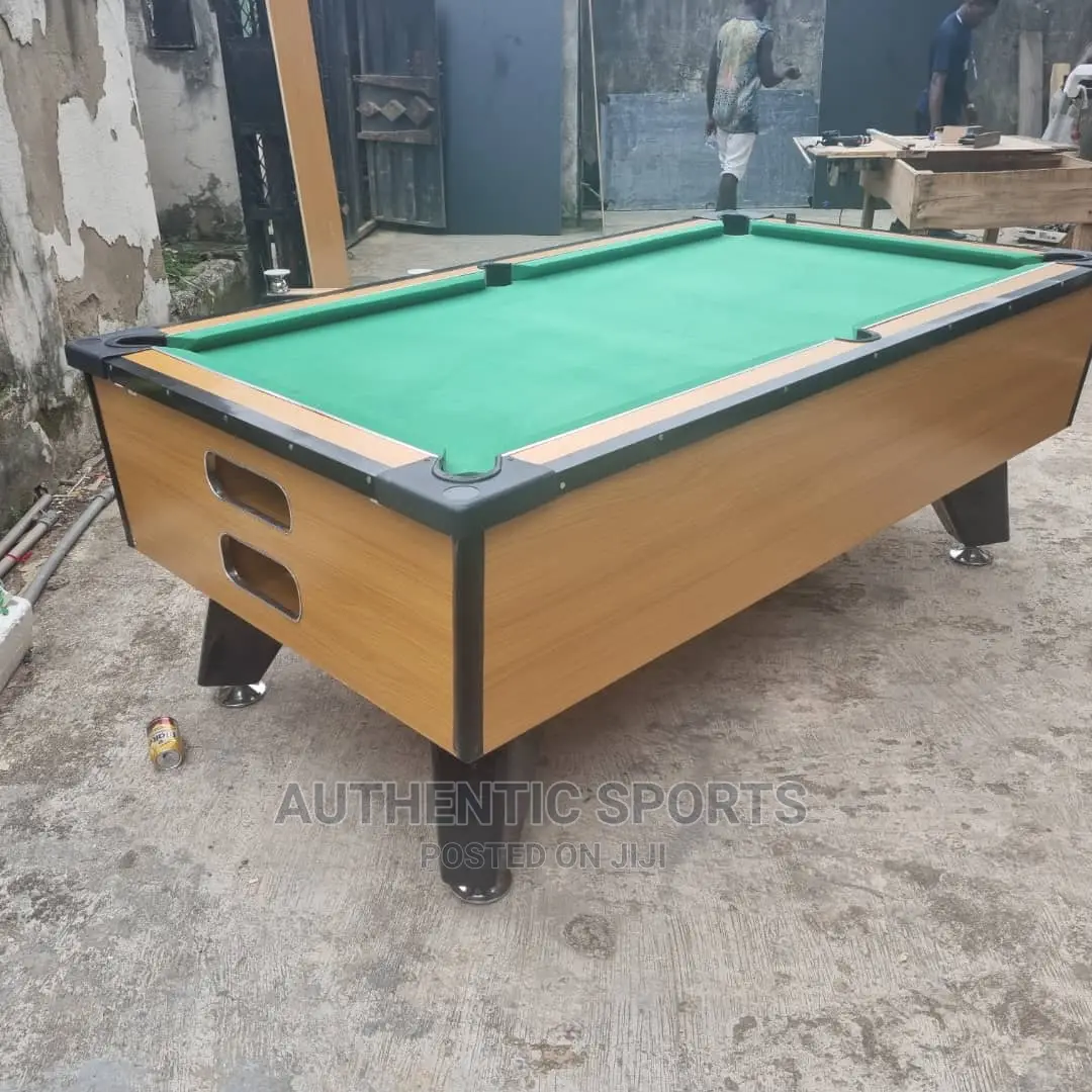 8ft Locally Made Marble Top Snooker With Coin