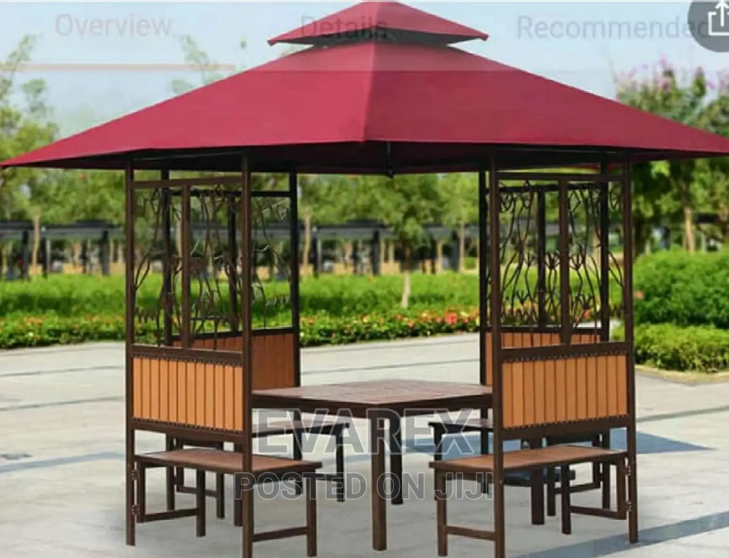Outdoor Gazebo Dining Tent for 8
