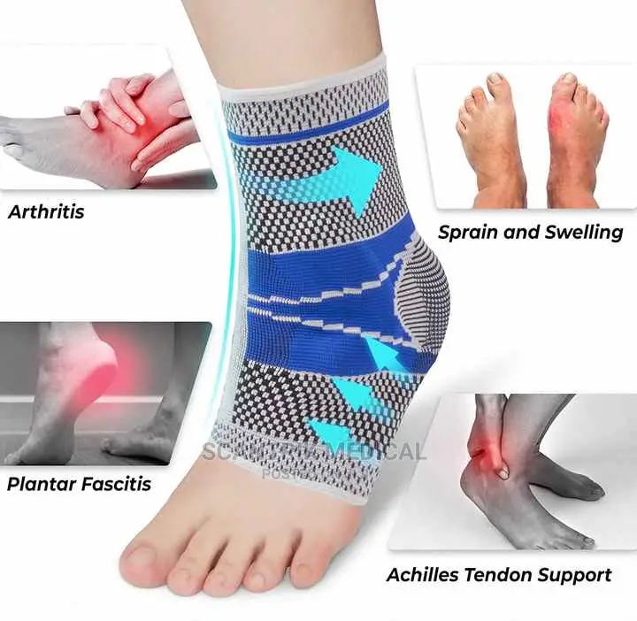 Soft Fabric Ankle Support Socks