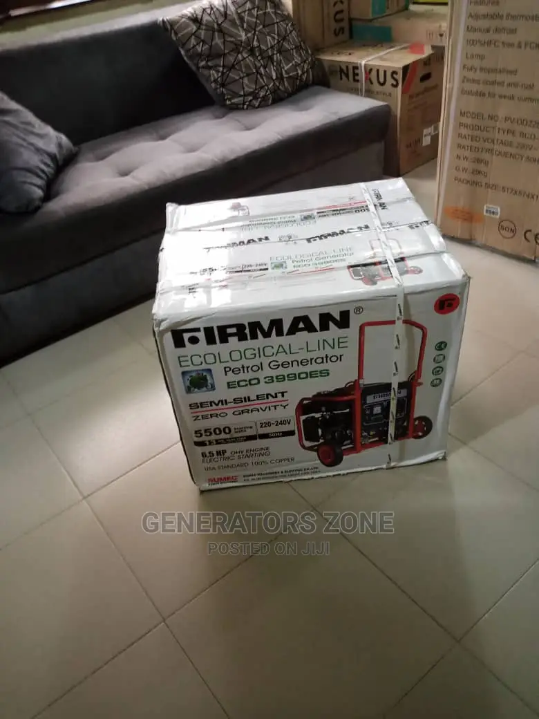 Brand New Firman Ecological Generator 5.5kva Eco3990es