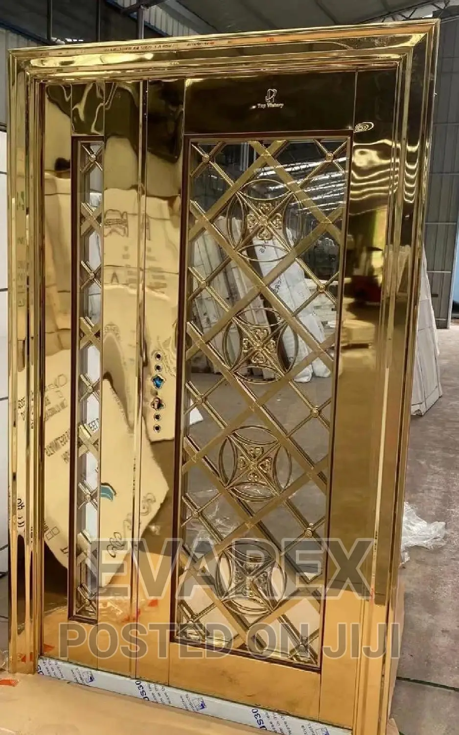Gold Glass Interior/Entrance Door