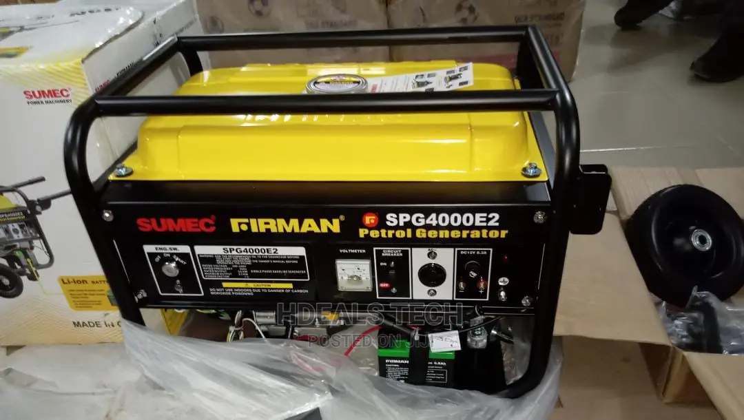 100%Copper Sumec Firman Spg4000e2 Automatic 6.5kva Generator