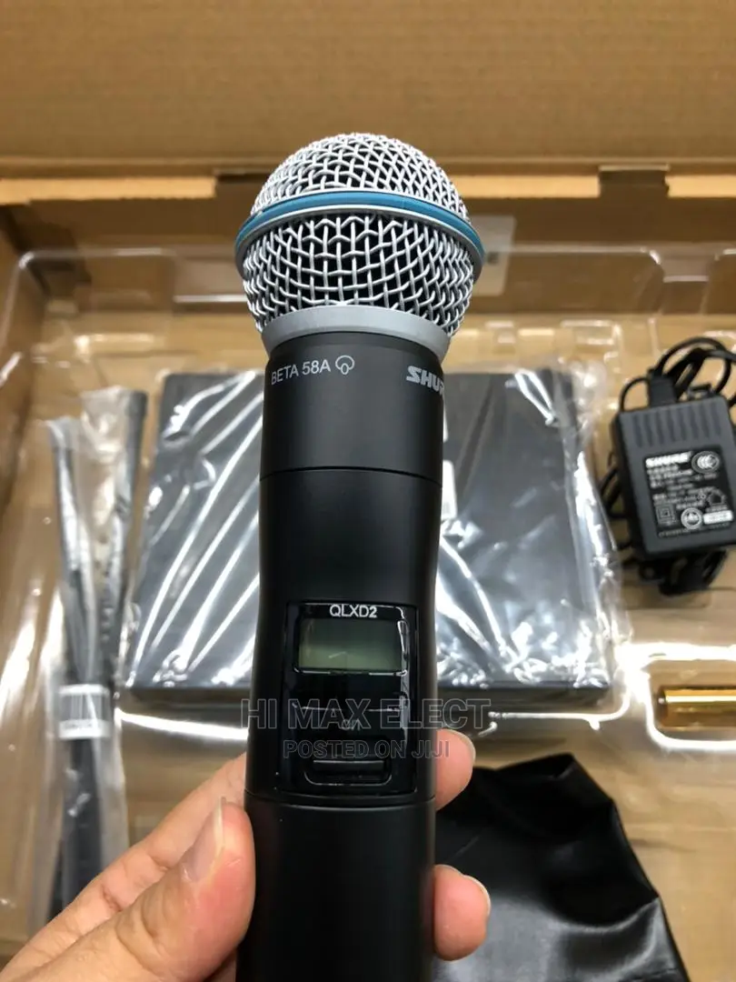 Shure QLXD4 Wireless Reciever System and Single Beta58