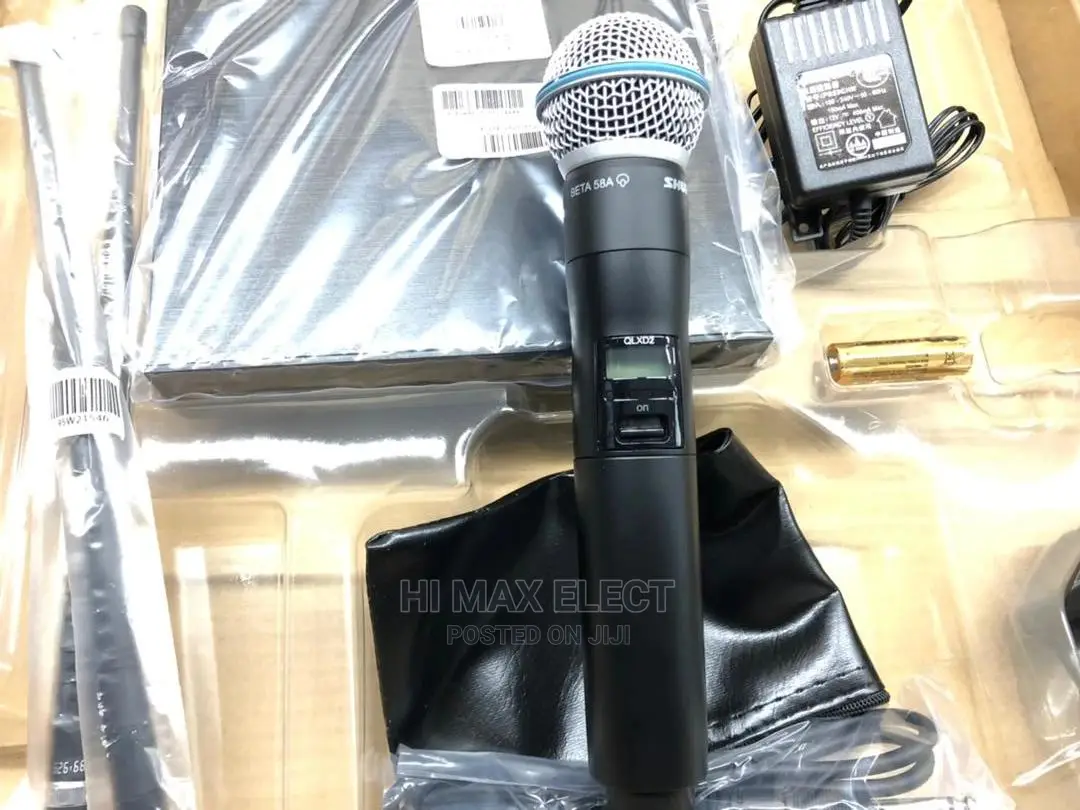 Shure QLXD4 Wireless Reciever System and Single Beta58
