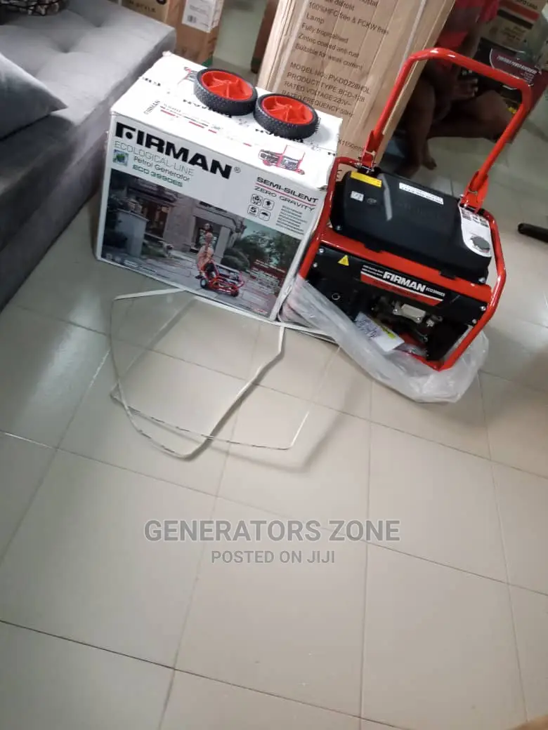 100%Copper Firman Generator Eco3990es-Keystart 5.5kva