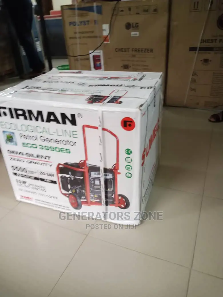 Eco3990es Firman Keystart Generator 5.5kva - Low Noise Tech