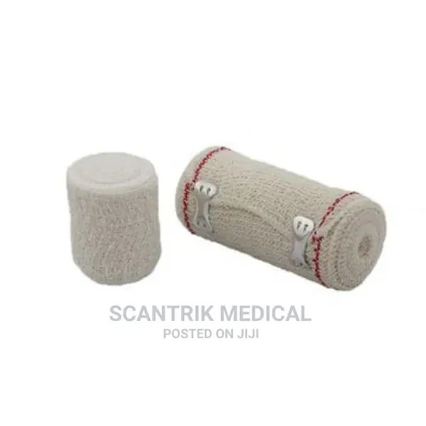 Elastic Crepe Bandage With Red or Blue