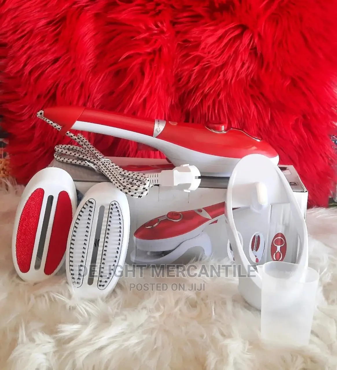 Travel Red Steam Iron
