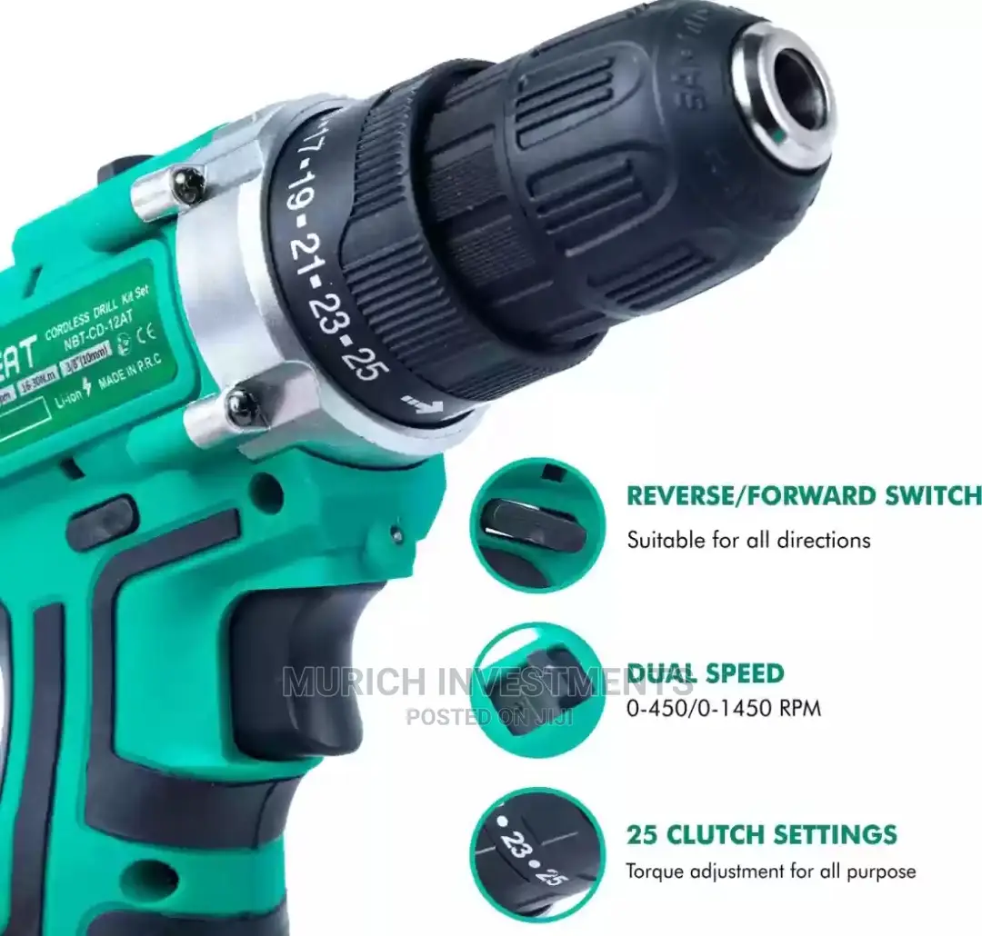 Newbeat Power Tools 12V 10mm Cordless Drill