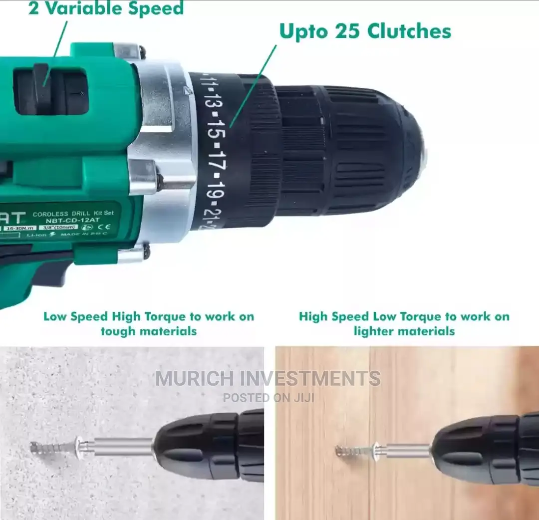 Newbeat Power Tools 12V 10mm Cordless Drill