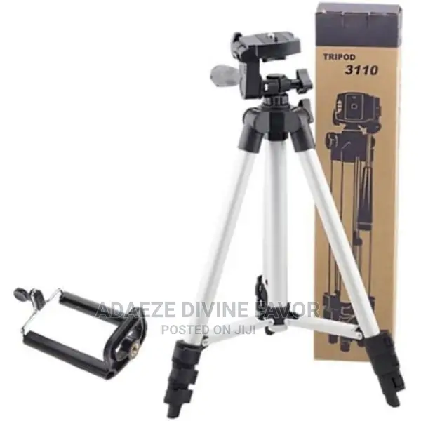 Tripod 3110 Stand Holder + Selfie Ringlight + Telescope Lens