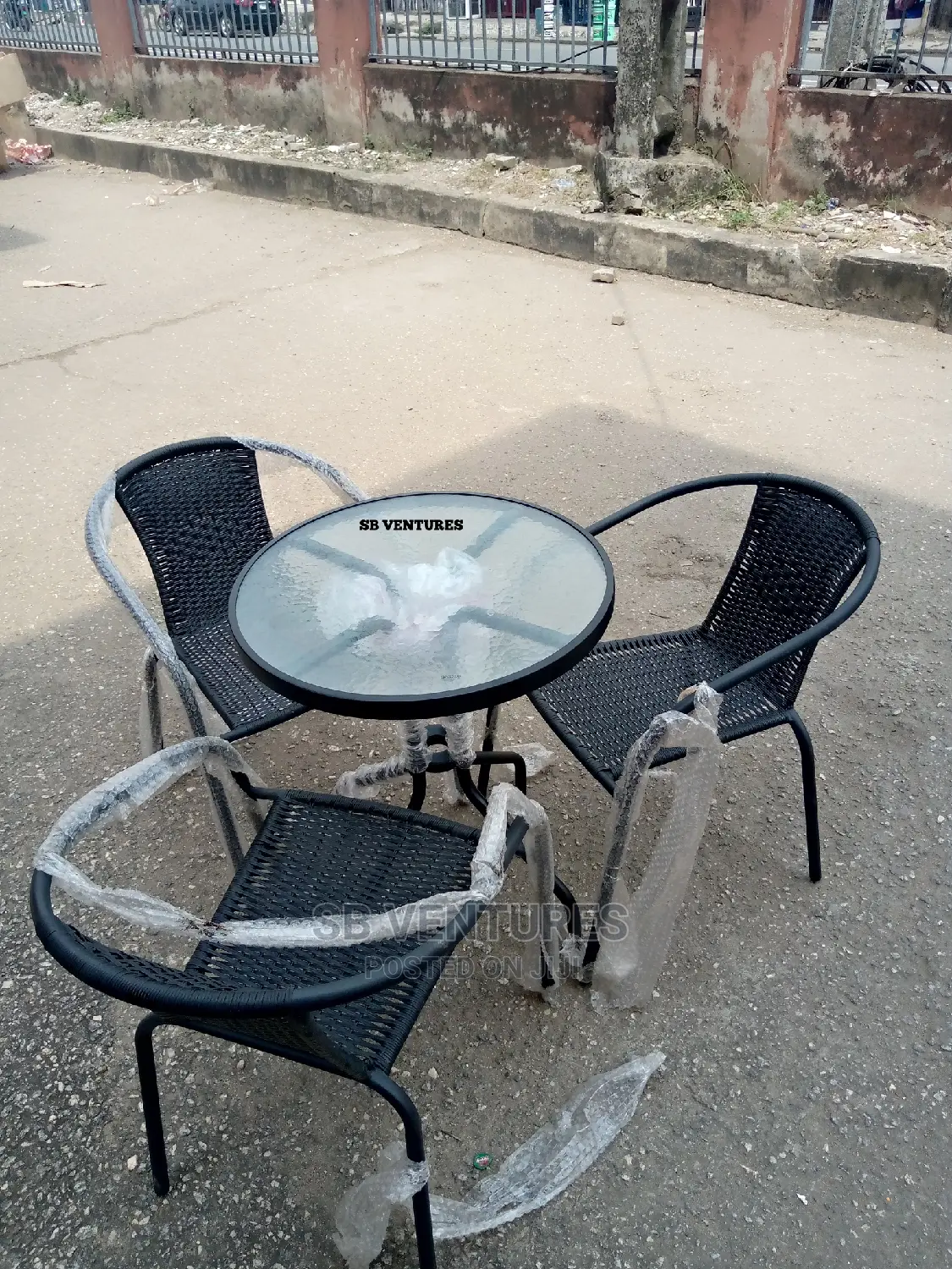 Rattan Coffee Indoor and Outdoor Table Chair Set