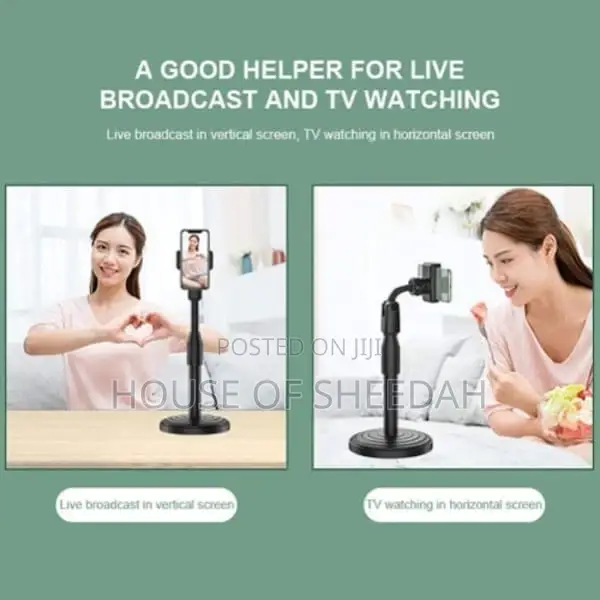 Retractable Mobile Phone Stand for Live Broadcast/Streaming