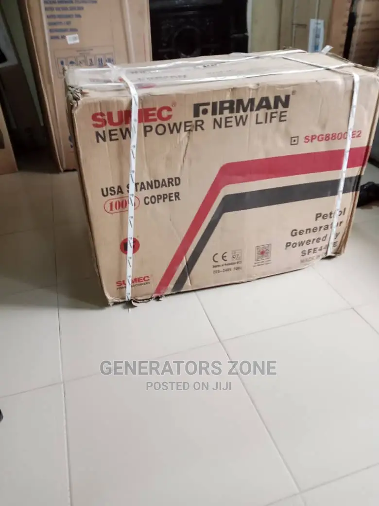 Spg8800e2 Sumec Firman Generator With Tyres-Automatic 8.5kva