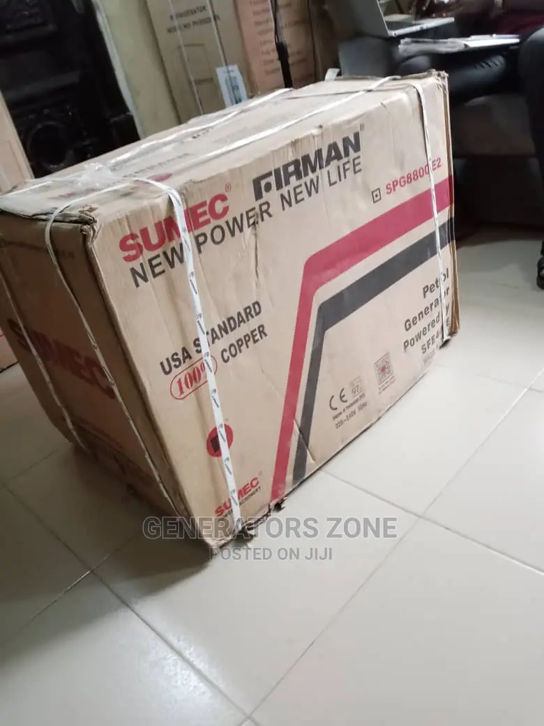 Spg8800e2 Sumec Firman Generator PLUS Tyres-Key Start 8.5kva