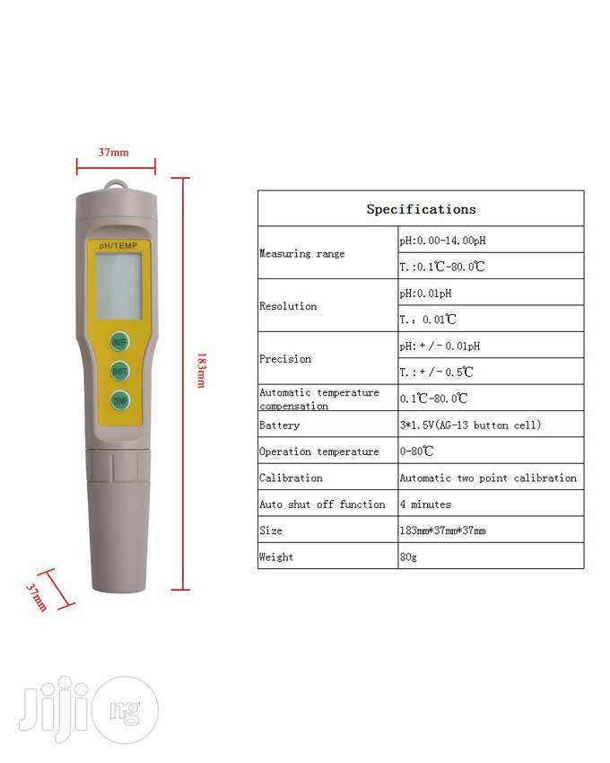 Ph Temperature Meter With Mobile App Features