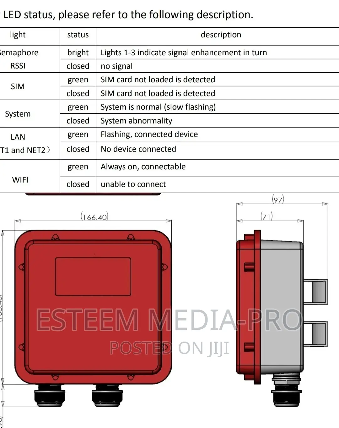 ODU Super-Fast Cat6 SIM Waterproof Outdoor Industrial Router