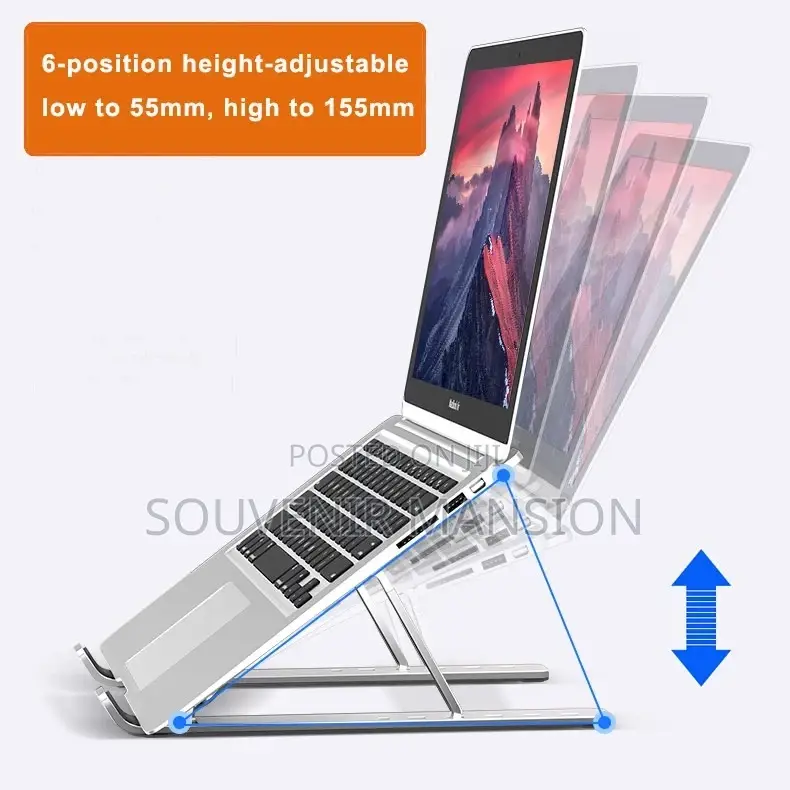 Portable Foldable Aluminum Phone / Laptop Stand