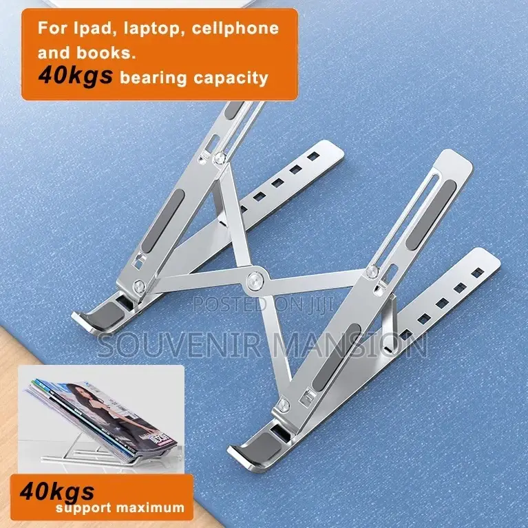 Portable Foldable Aluminum Phone / Laptop Stand