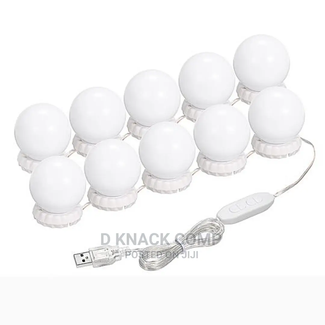 Leds Mirror Lights Kit With 10 Bulbs 3 Modes