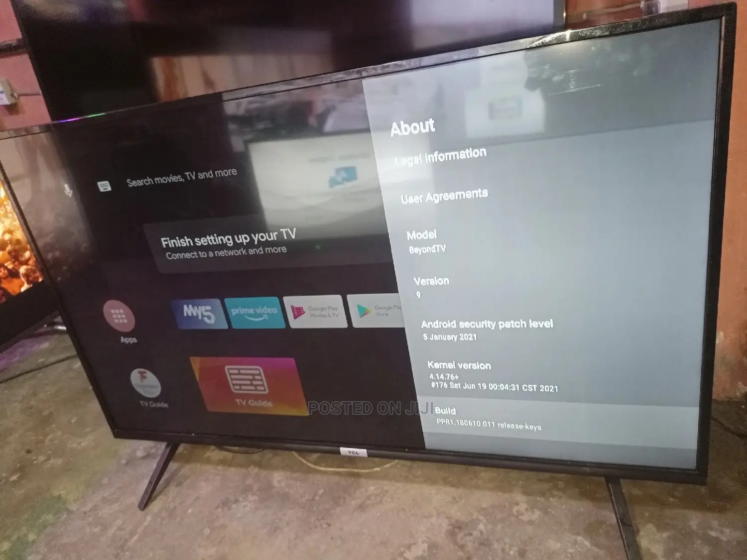 Uk Used 43 Inches TCL a Ukndroid TV