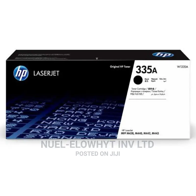 HP 335A Black Original Laserjet Toner Cartridge (W1335A)