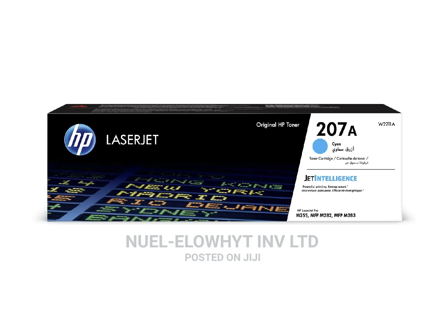 HP 207A Cyan Original Laserjet Toner Cartridge (W2211A)