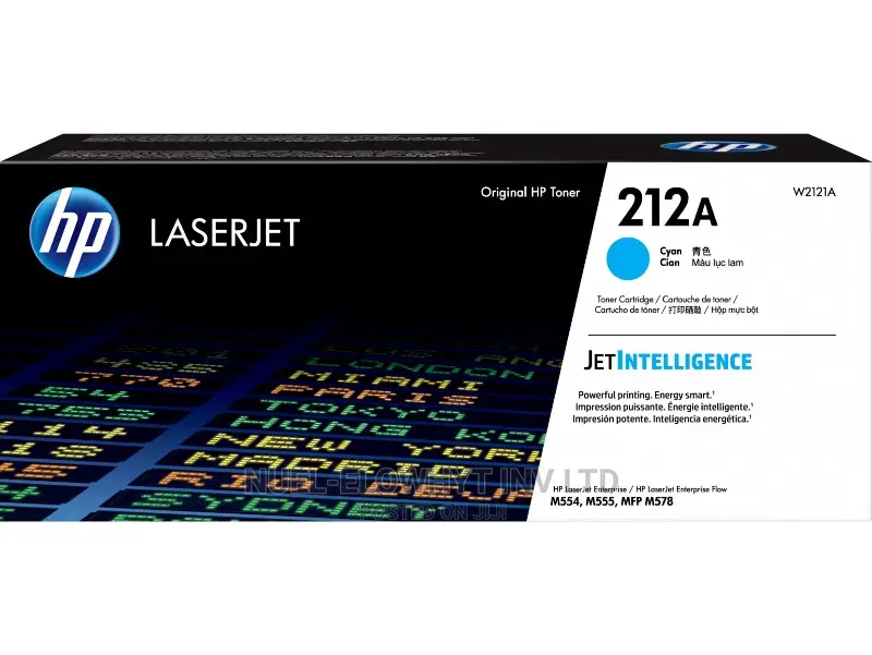 HP 212A Cyan Original Laserjet Toner Cartridge, W2121A