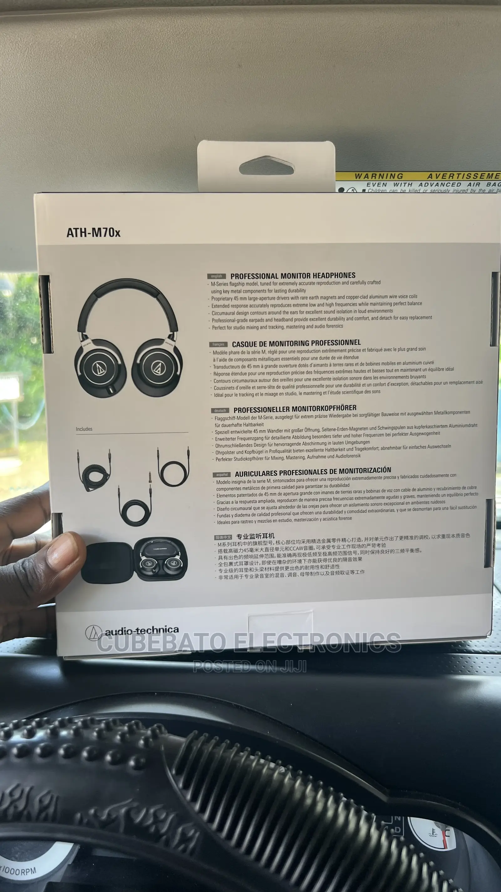 Audio Technica M70x Powerful Studio Headphone