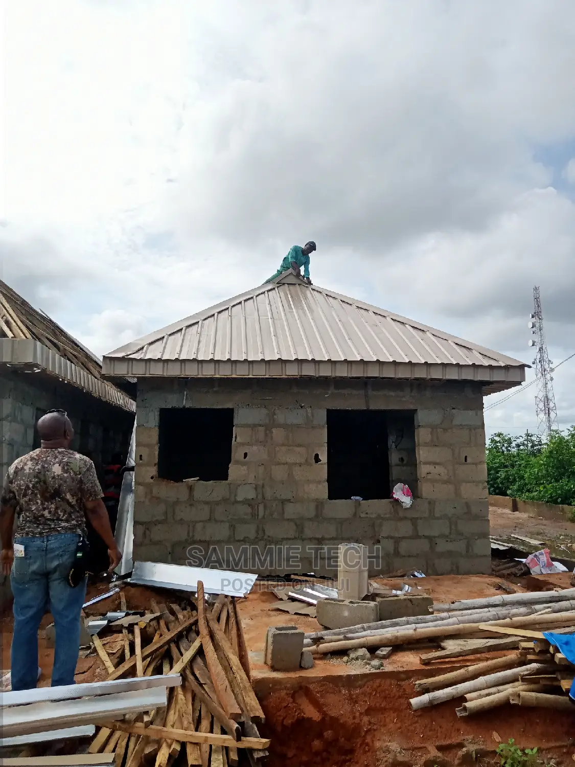 Step Tiles Roof